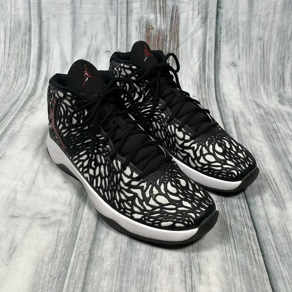 Nike Jordan Ultra Fly White Black Red Gym #834268-101